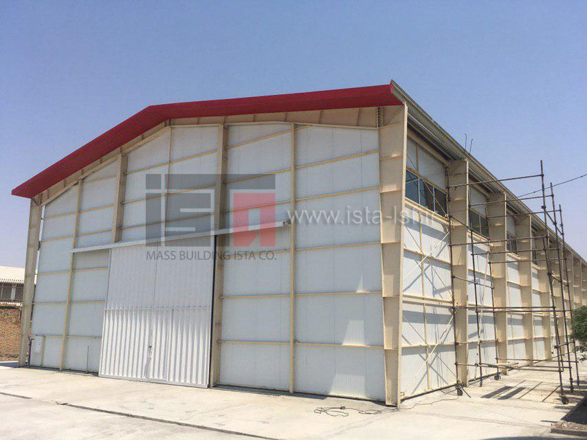 پروژه اجرای سالن انبار شرکت تولیدی پزشکی ورید