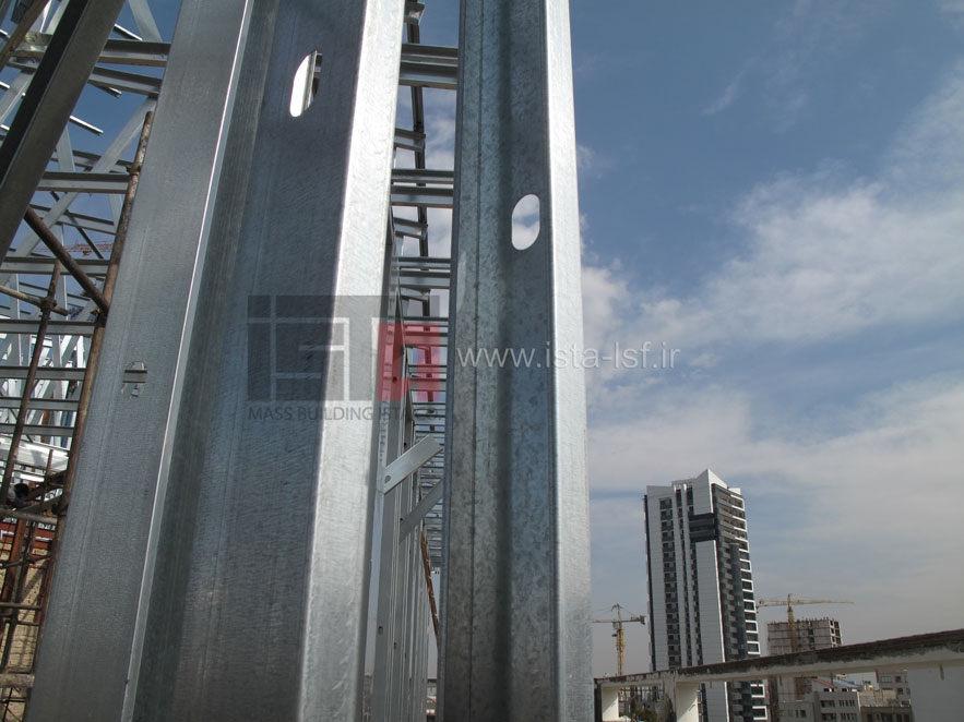 اضافه طبقه با سازه سبک LSF-ساختمان تجاری