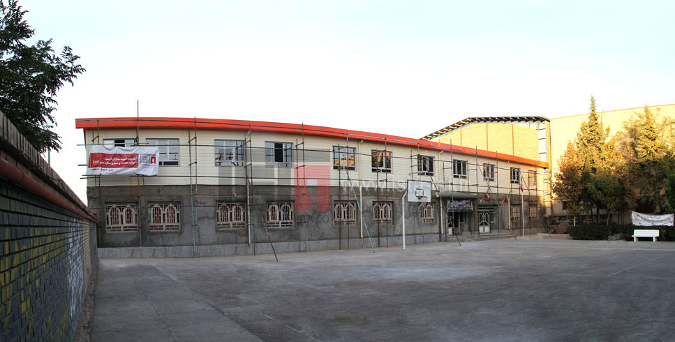 اضافه طبقه با سازه سبک LSF-مدرسه شهید کاظمیان